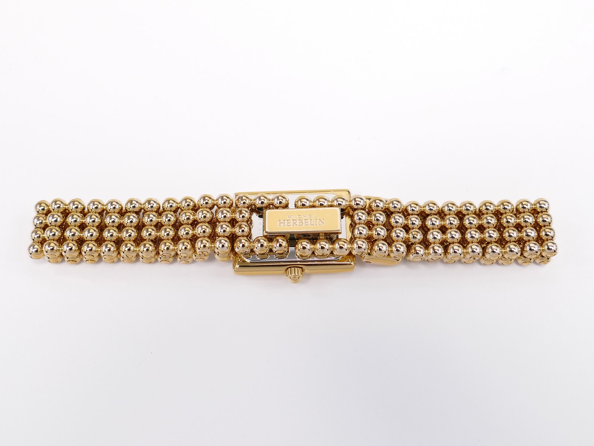 Michel Herbelin Perles 1079.B 18k Gold Plated bead bracelet