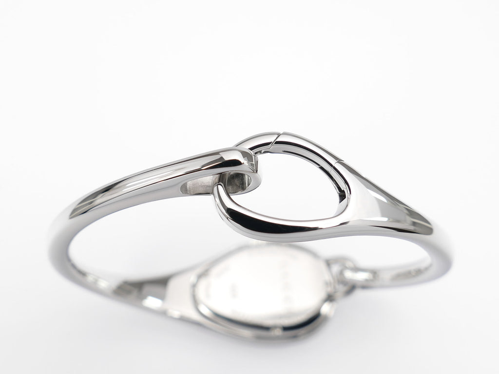 Gucci 103 Horsebit stainless steel bangle