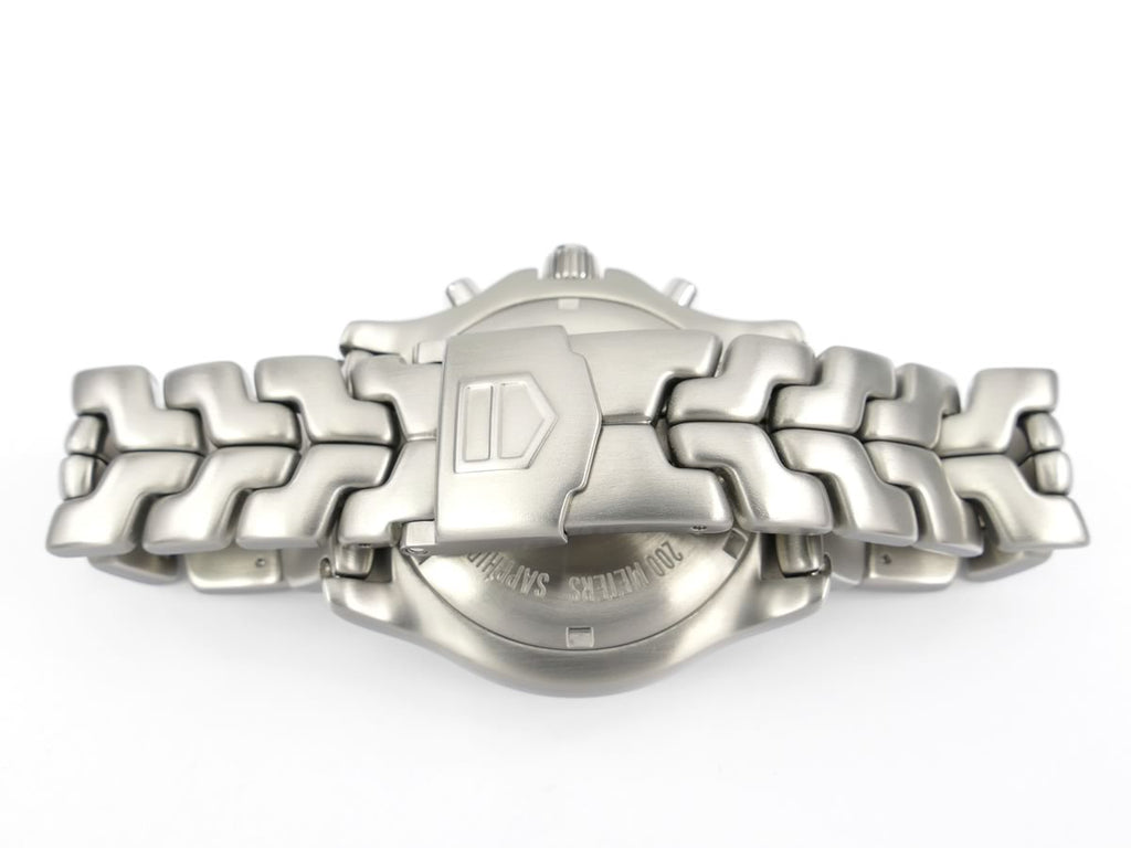 TAG Heuer Link Chronograph Blue Dial CT1110.BA0550 stainless steel bracelet