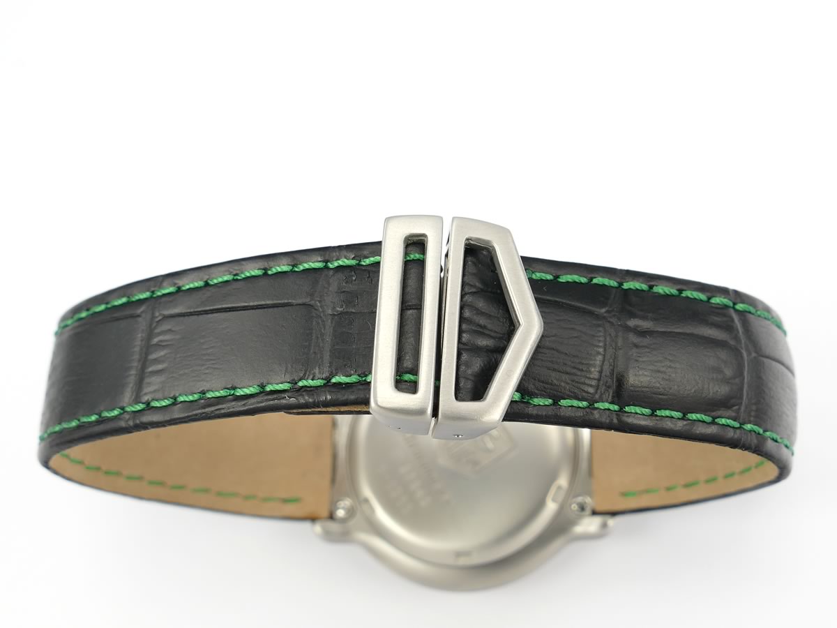 TAG Heuer 6000 Green Chronometer WH5253 stainless steel deployment clasp