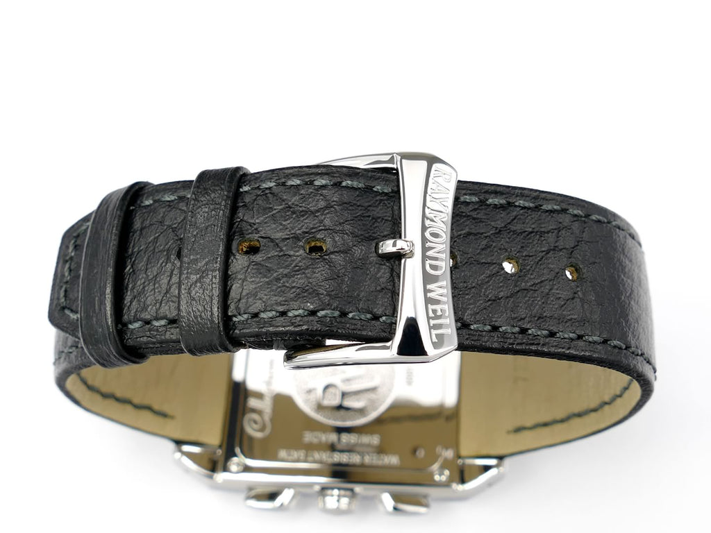 Raymond Weil Tango Chronograph Black 4881-STC-0020 original leather strap