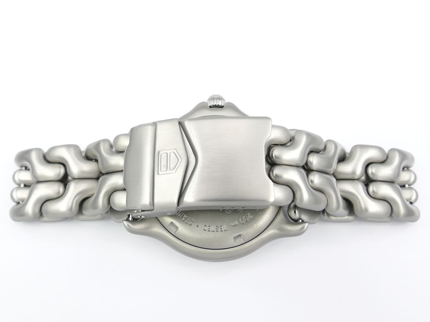 TAG Heuer SEL Red Dial WG111C stainless steel bracelet