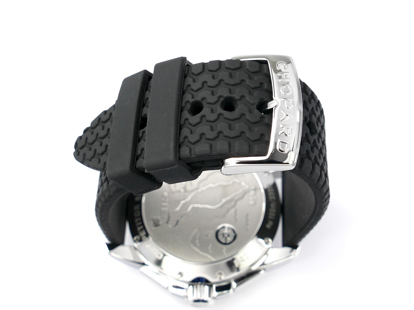 Chopard Mille Miglia Gran Turismo XL Competitor Edition 8489 tyre tread rubber strap