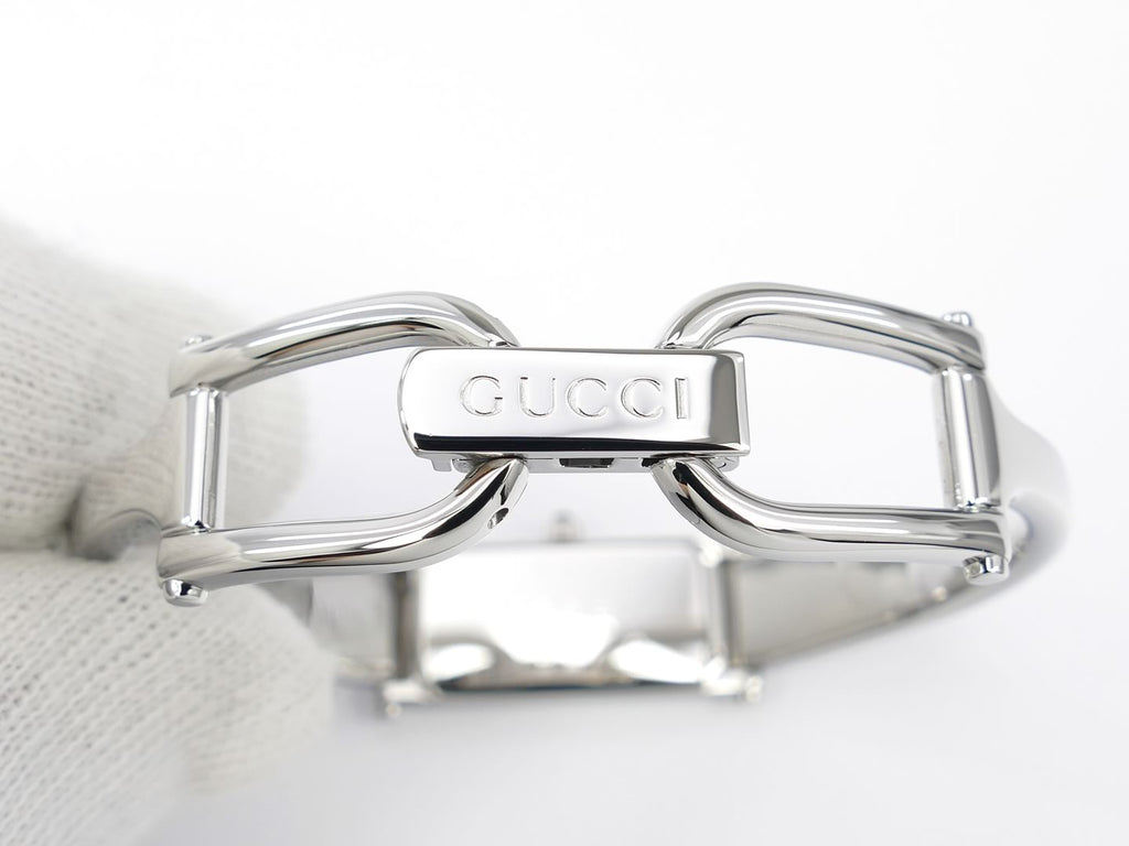 Gucci 1500 L Silver stainless steel bangle
