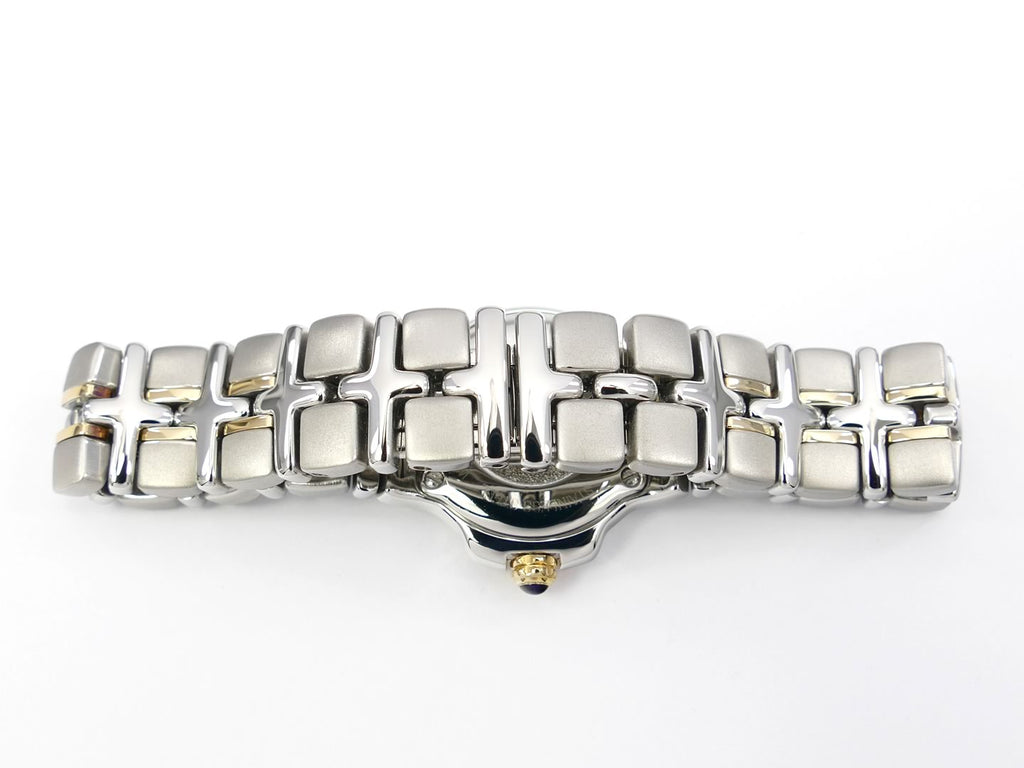 Raymond Weil Parsifal 9690 Small Cream Dial stainless steel and 18k sold gold bracelet