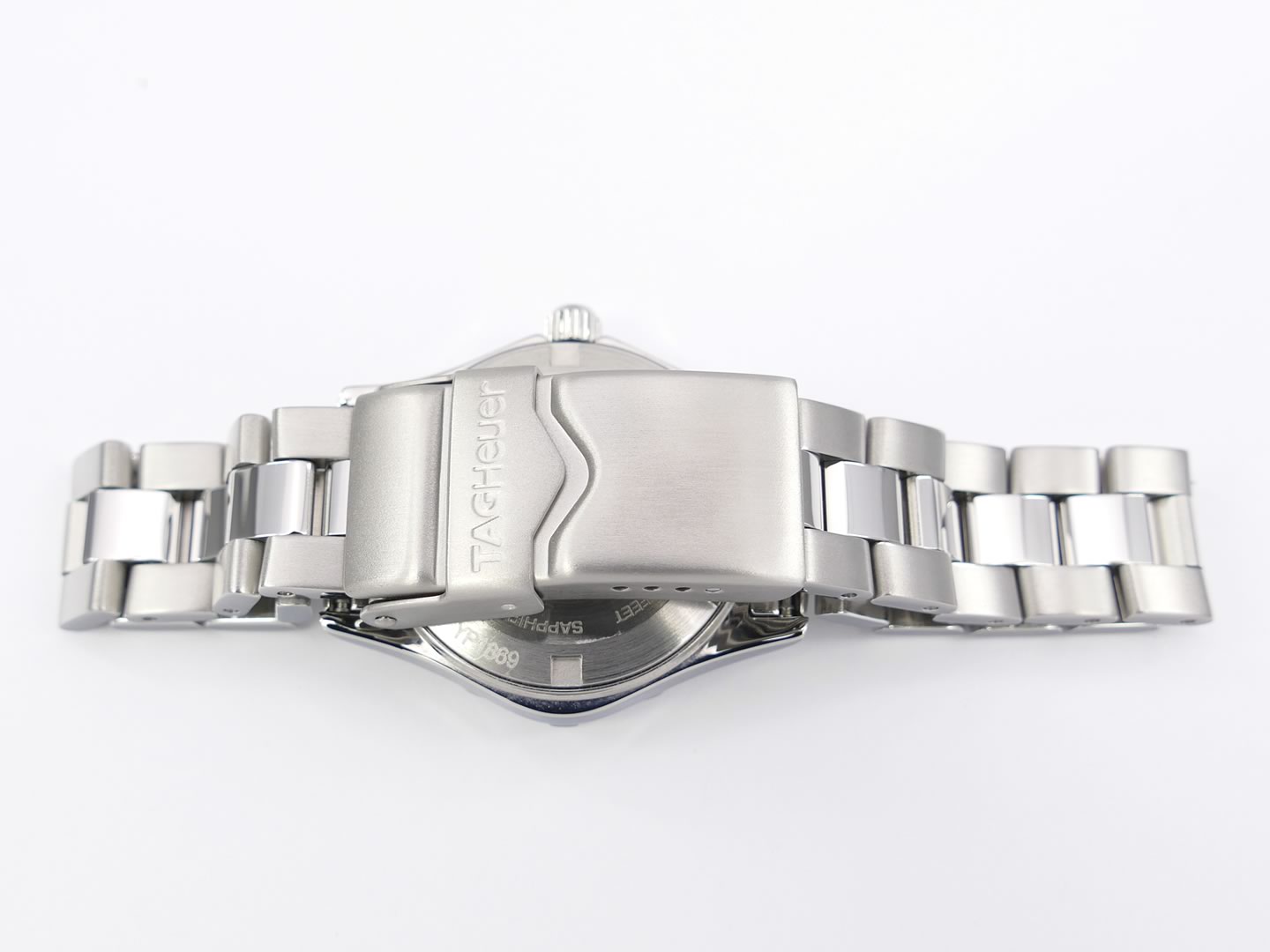 TAG Heuer Aquaracer Lady WAF1417.BA0812 stainless steel clasp with security clasp