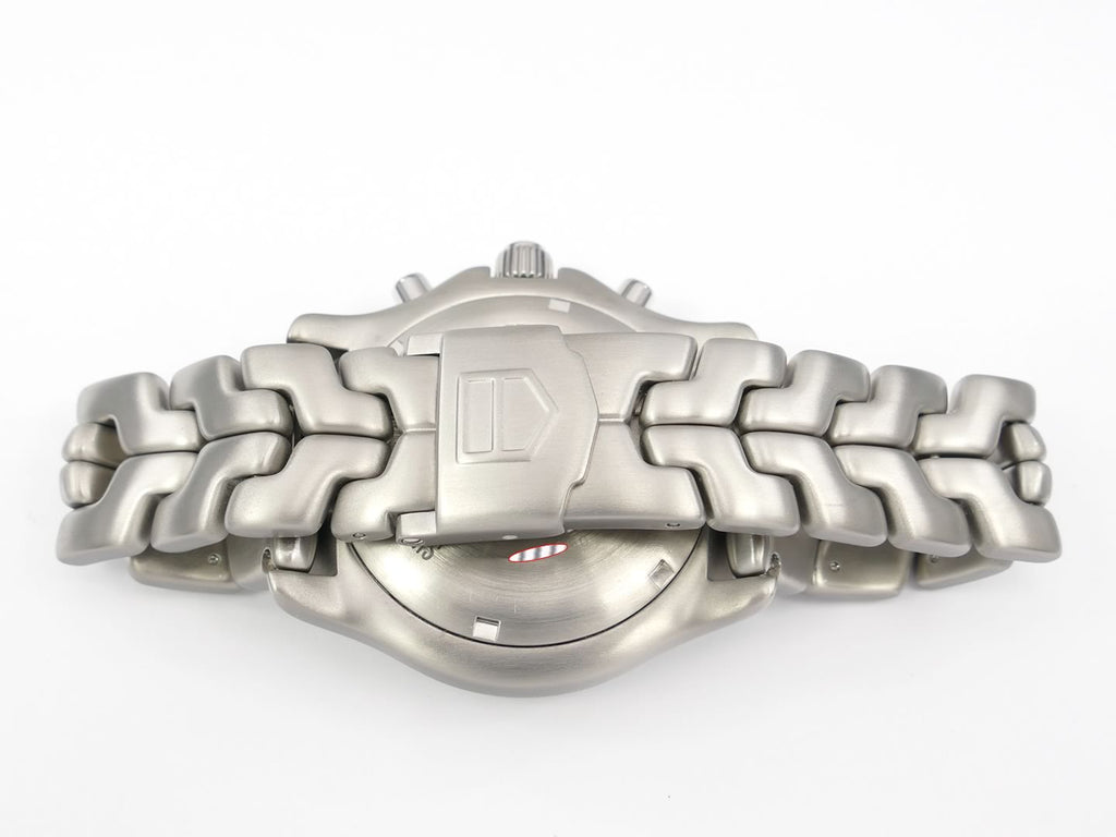 TAG Heuer Link Chronograph Black CT1111.BA0550 stainless steel bracelet