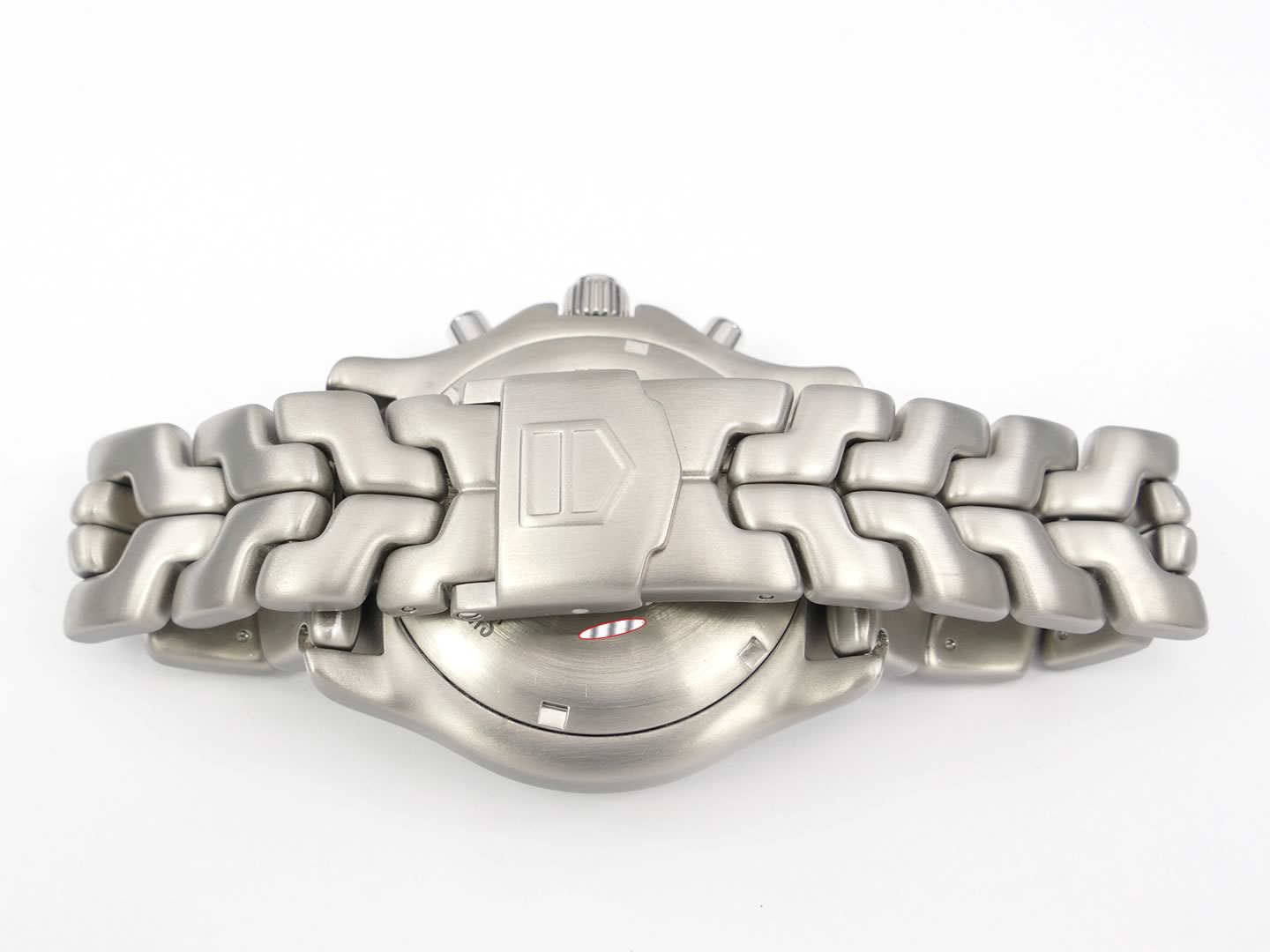 TAG Heuer Link Chronograph Black CT1111.BA0550 stainless steel bracelet