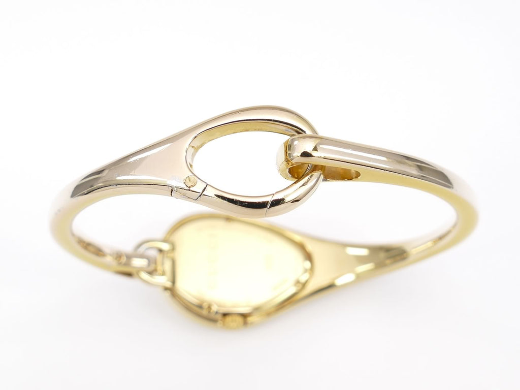 Gucci Horsebit Champagne 18k Gold bangle