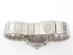Cartier Ronde Solo White stainless steel bracelet with gold screws