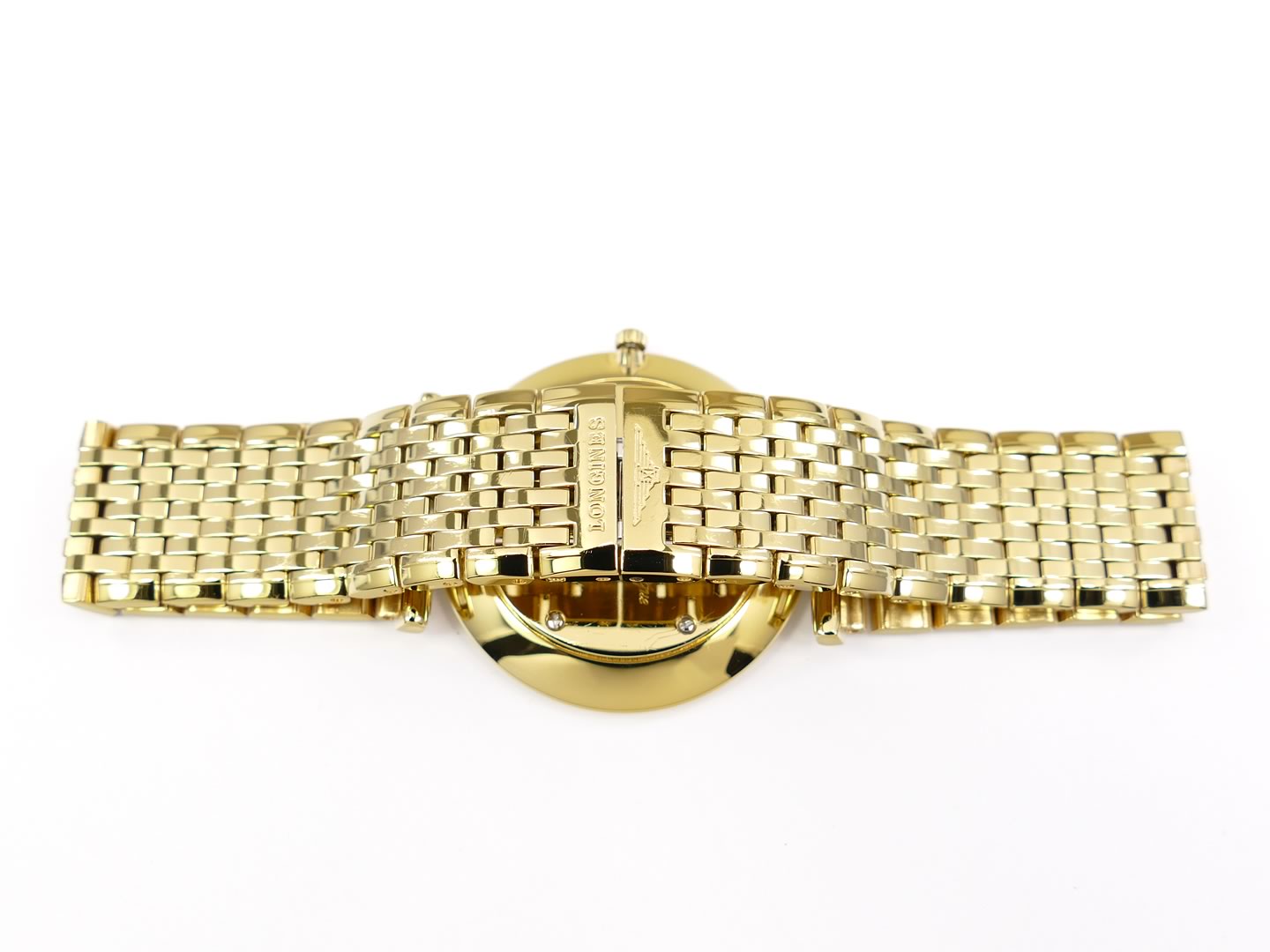 Longines La Grande Classique L4.709.2.32.8 18k gold PVD bracelet
