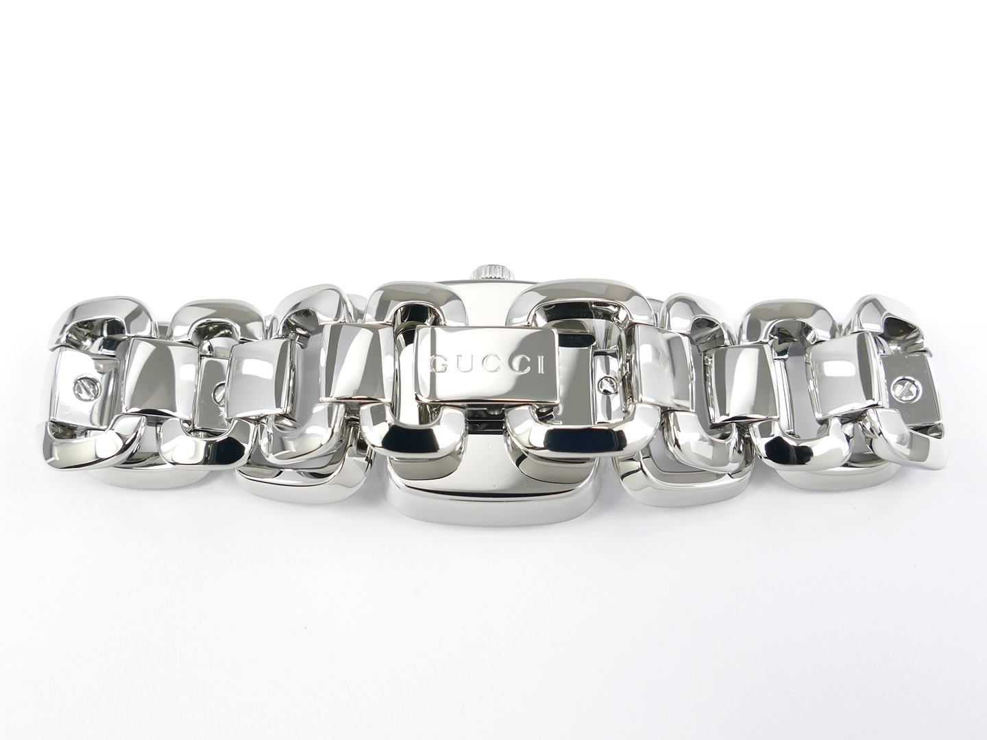 Gucci G White YA125502 stainless steel bracelet