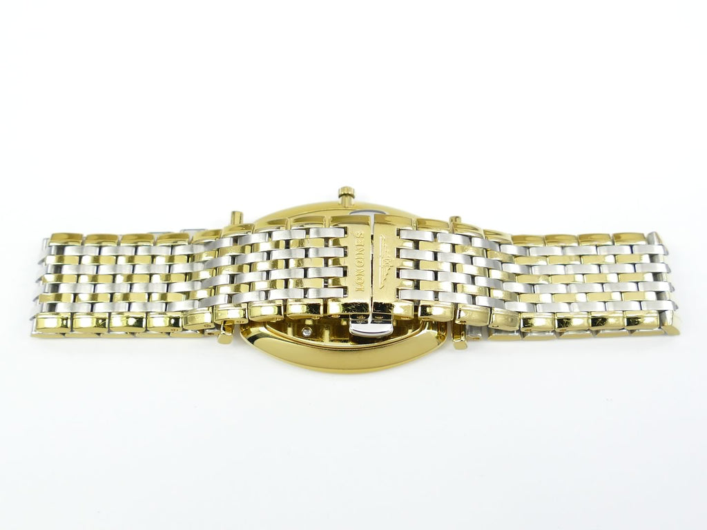 Longines La Grande Classique White L4.705.2.12.7 Stainless Steel and 18k Gold bracelet