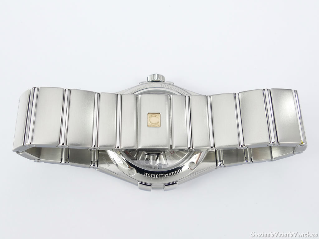 Omega Constellation 8500 Black 123.10.38.21.51.001 bracelet stainless steel and clasp
