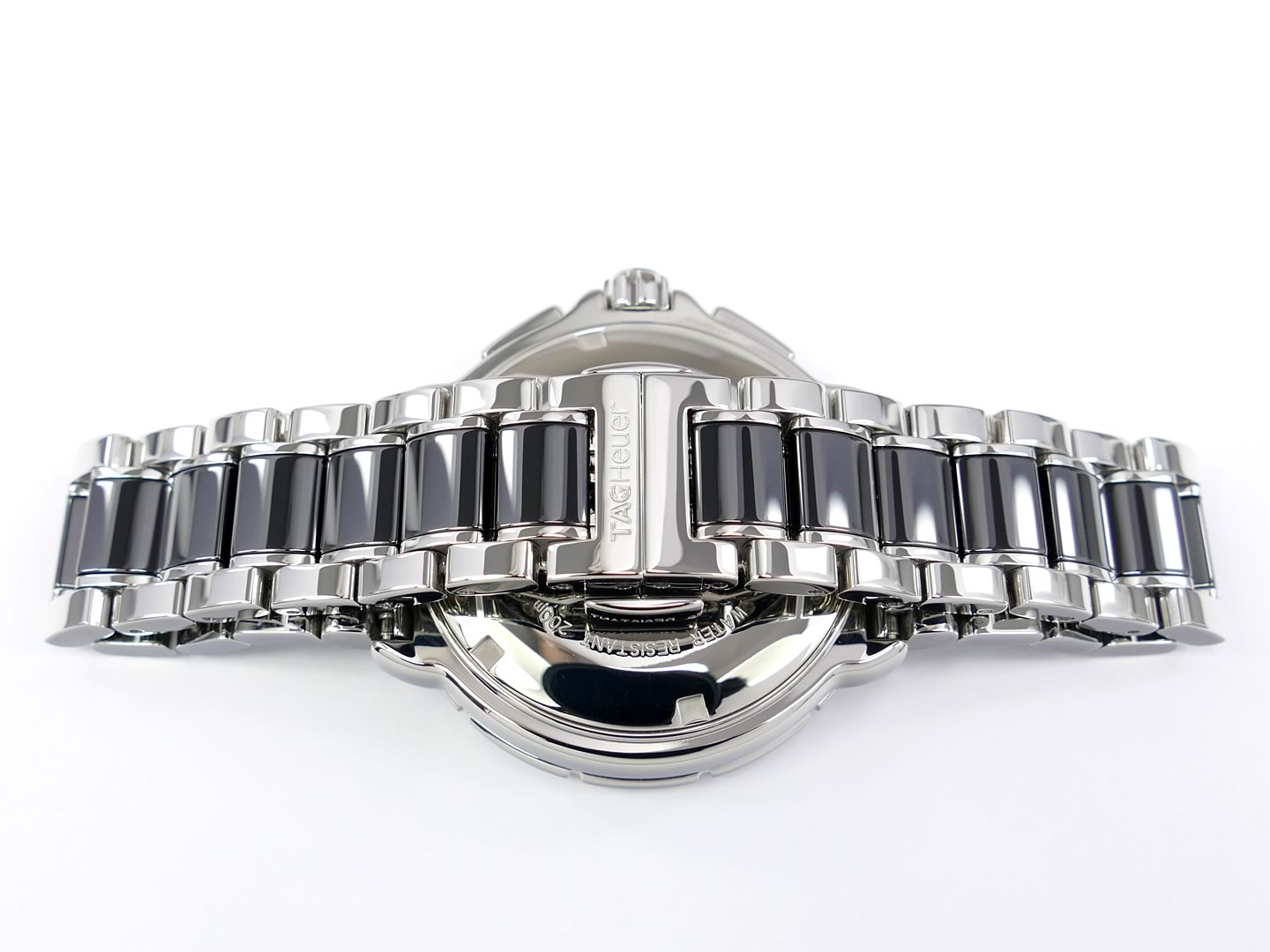 TAG Heuer Formula 1 Lady Black Ceramic and stainless steel bracelet BA0862