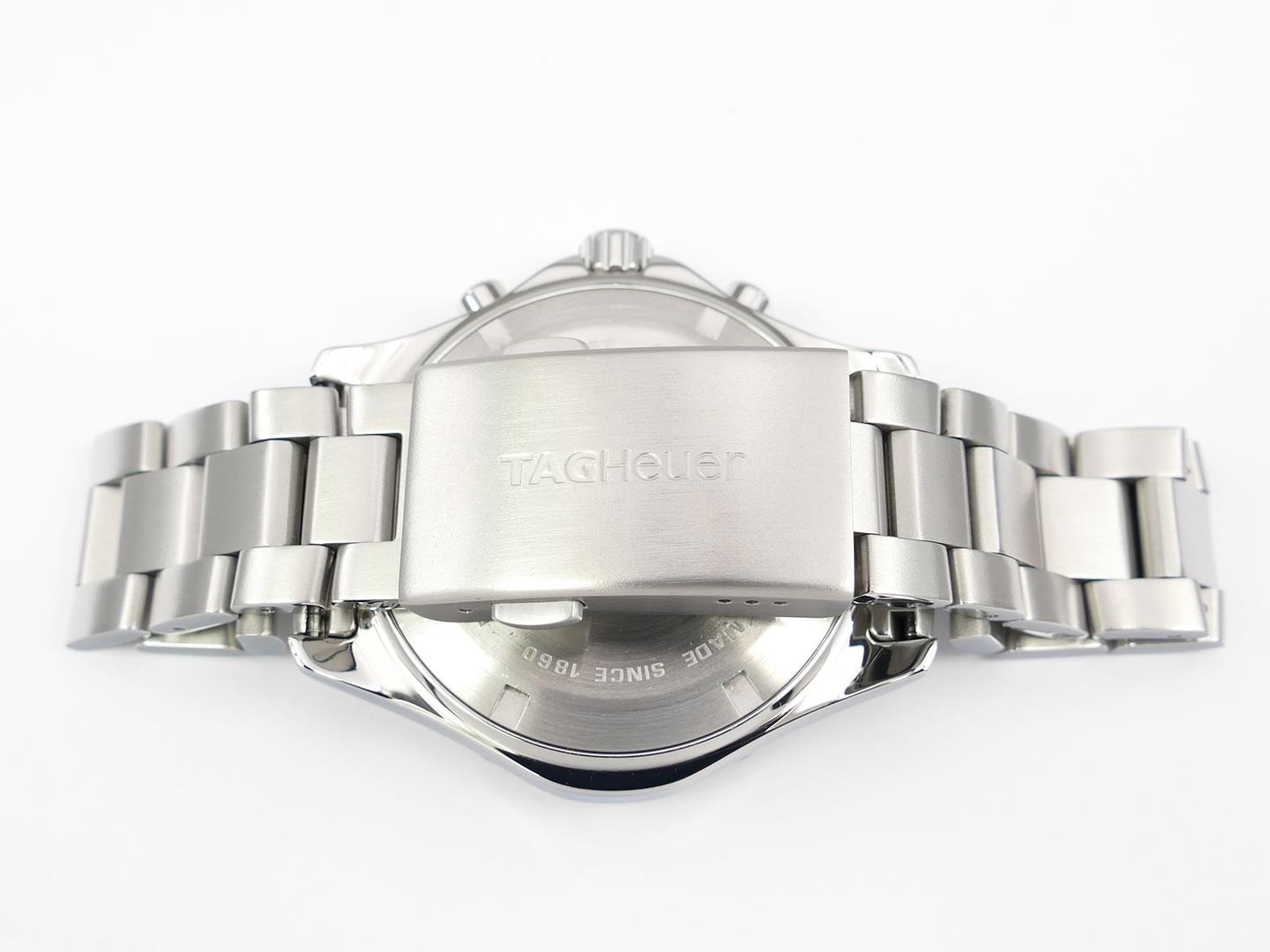TAG Heuer Aquaracer 300M Black Chronograph CAF101E.BA0821 stainless steel bracelet