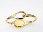 Gucci Horsebit 18k Gold Bangle 