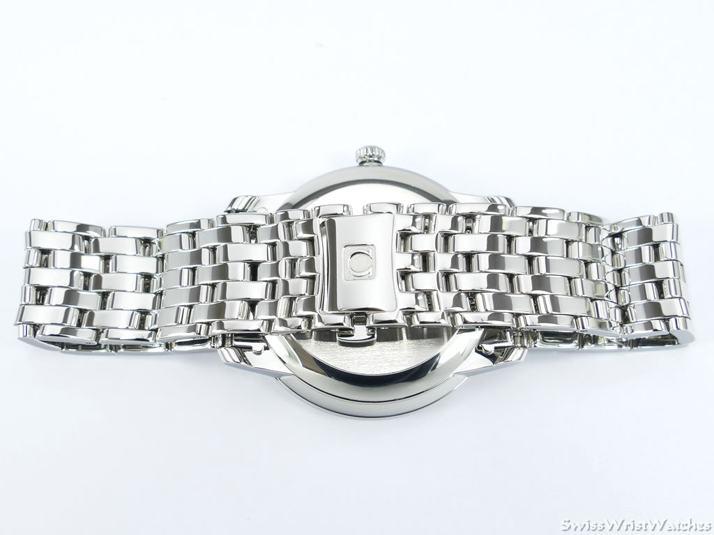Omega De Ville Prestige Silver 424.10.37.20.02.001 stainless steel bracelet and clasp