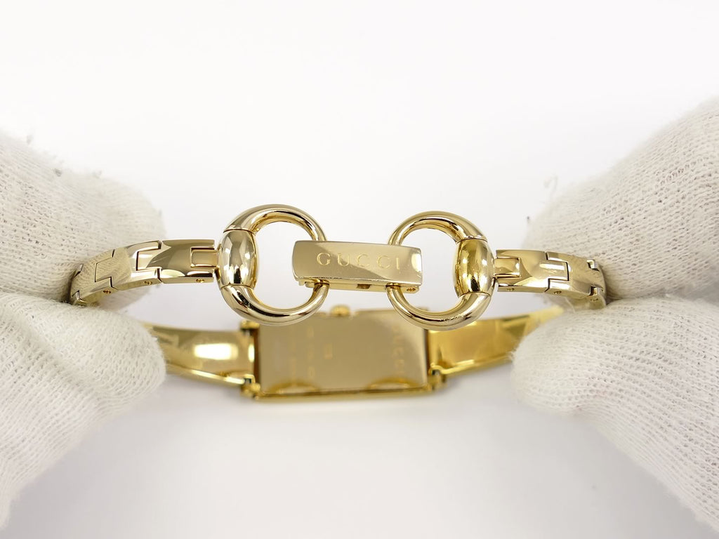 Gucci G-Line 109 18k Gold Plated Bangle YA109524