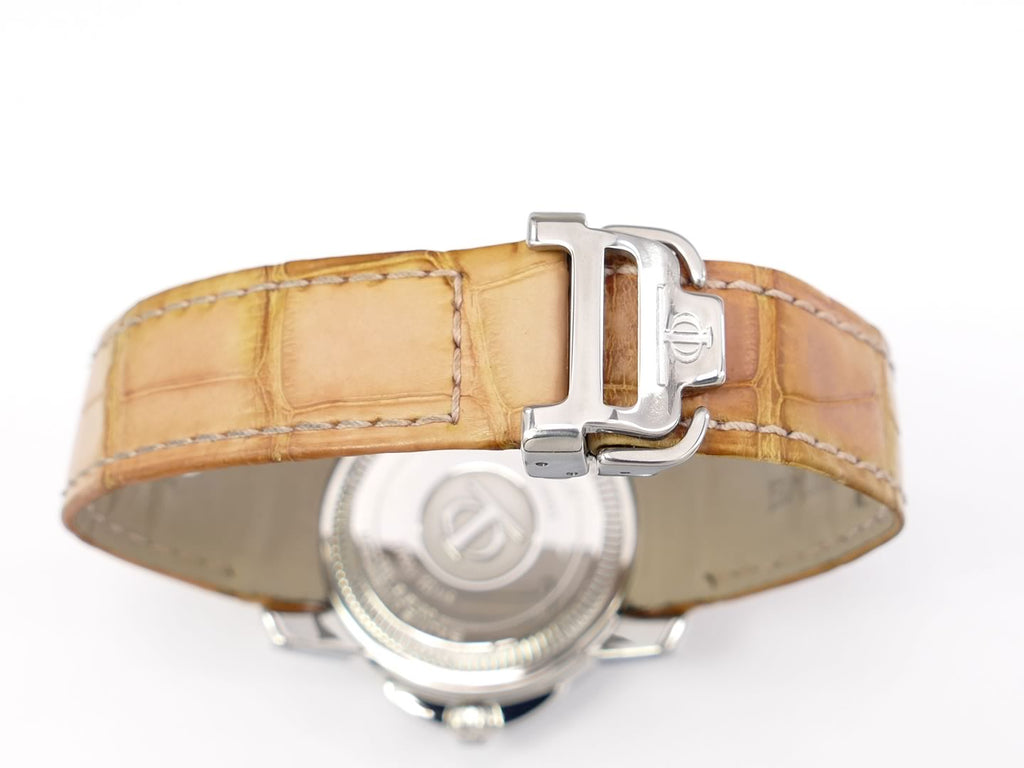 Baume & Mercier Capeland 65420 brown leather strap