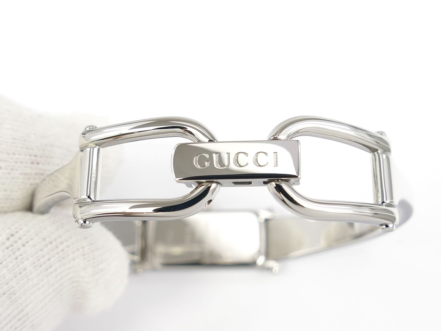 Gucci 1500L Stainless Steel Bangle 16.5cm
