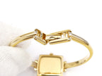 Gucci 1900L Champagne 18k Gold Plated Bangle