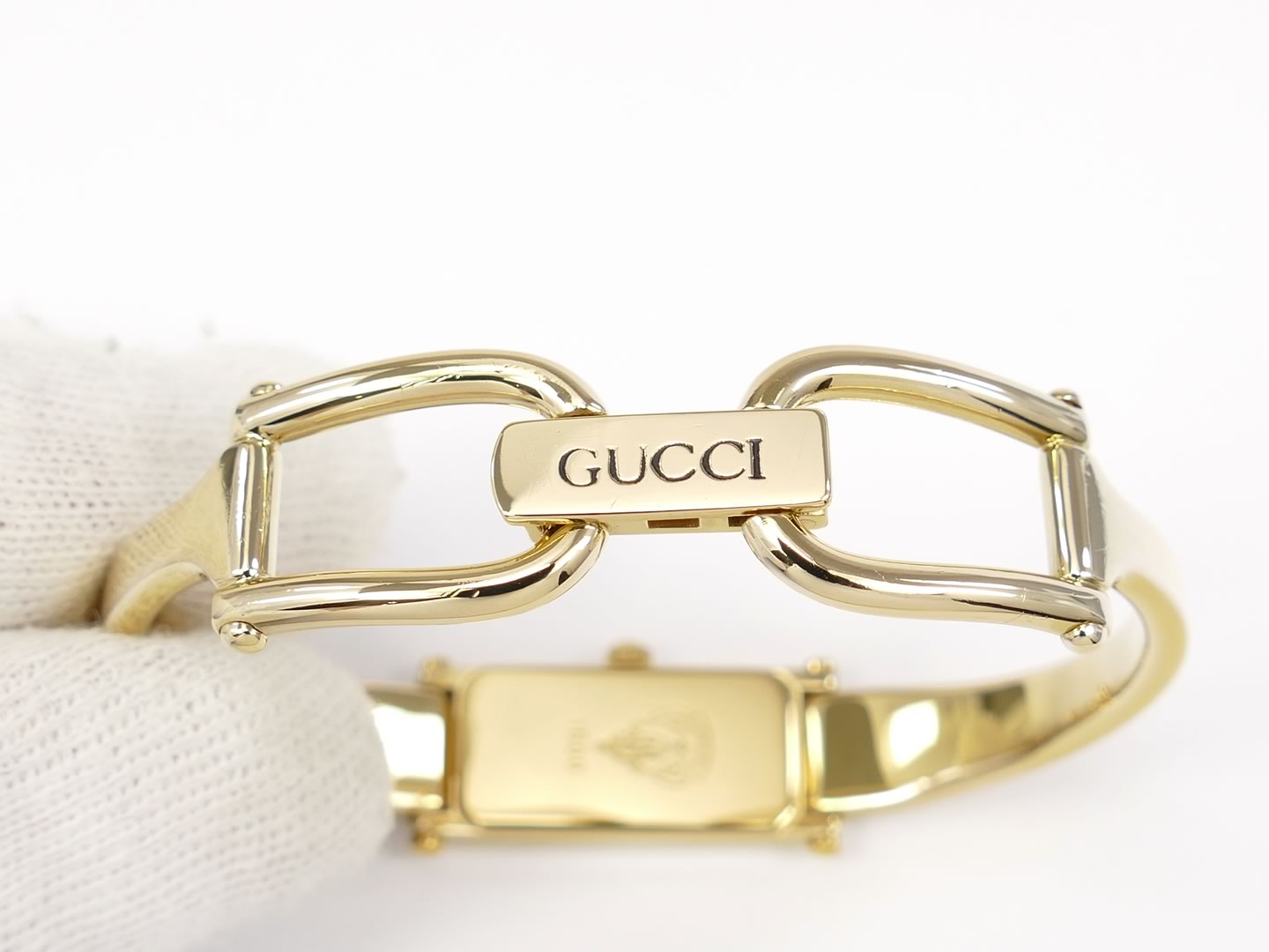 Gucci 1500 18k Gold Plated Bangle