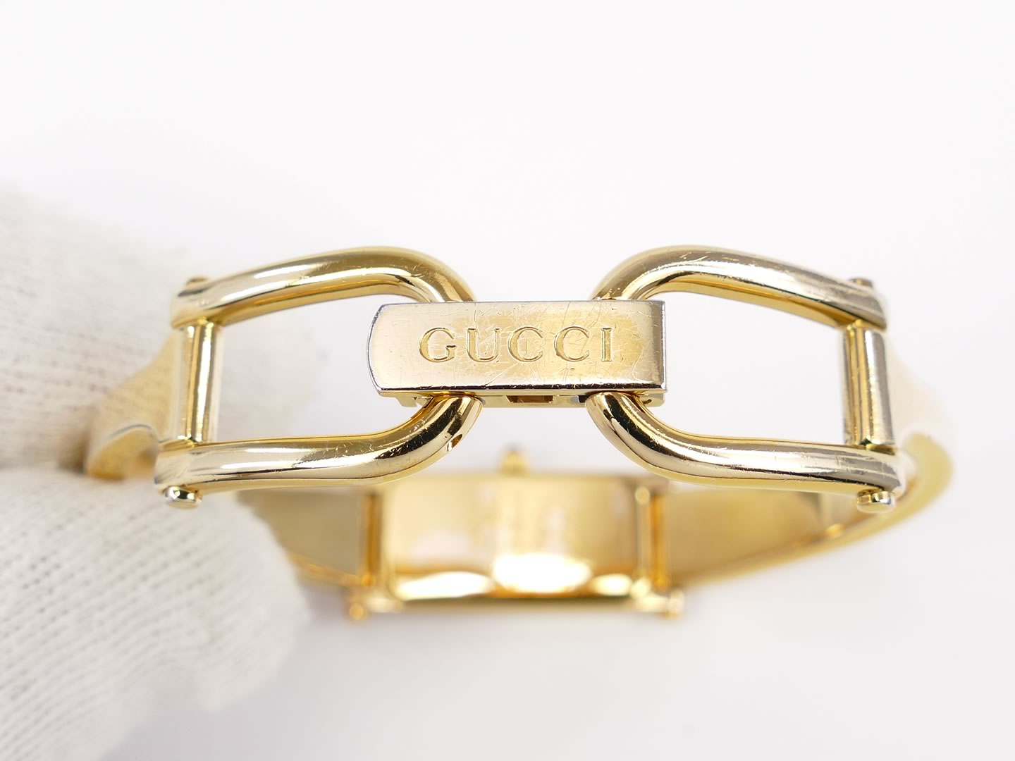 Gucci 1500L 18k Gold Plated Standard 16.5cm Bangle