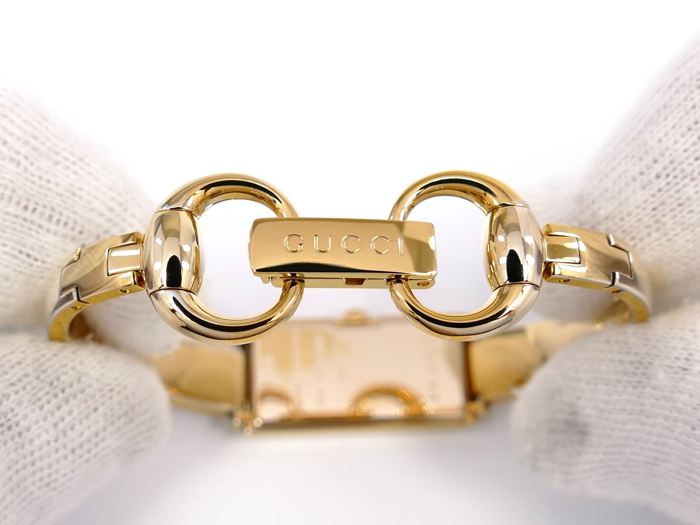 Gucci G-Line 109 18k Gold Plated YA109524 Bangle