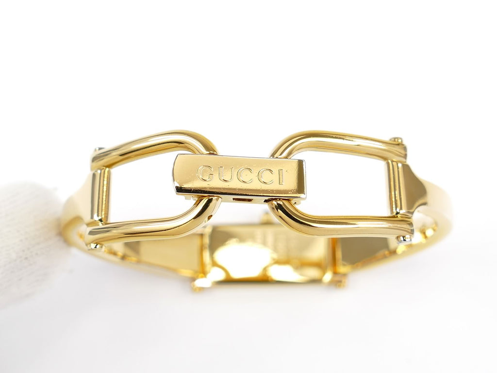Gucci 1500L 18k Gold Plated bangle clip