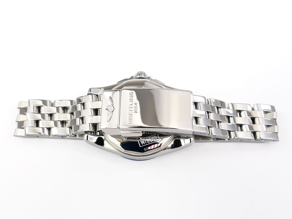 Breitling Galactic 29 Sleek Black stainless steel bracelet 791A Pilot