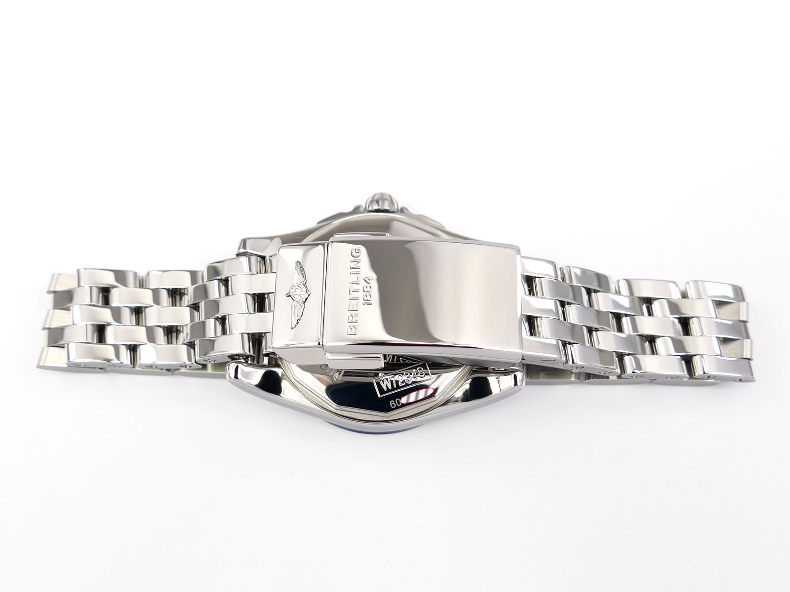 Breitling Galactic 29 Sleek Black stainless steel bracelet 791A Pilot