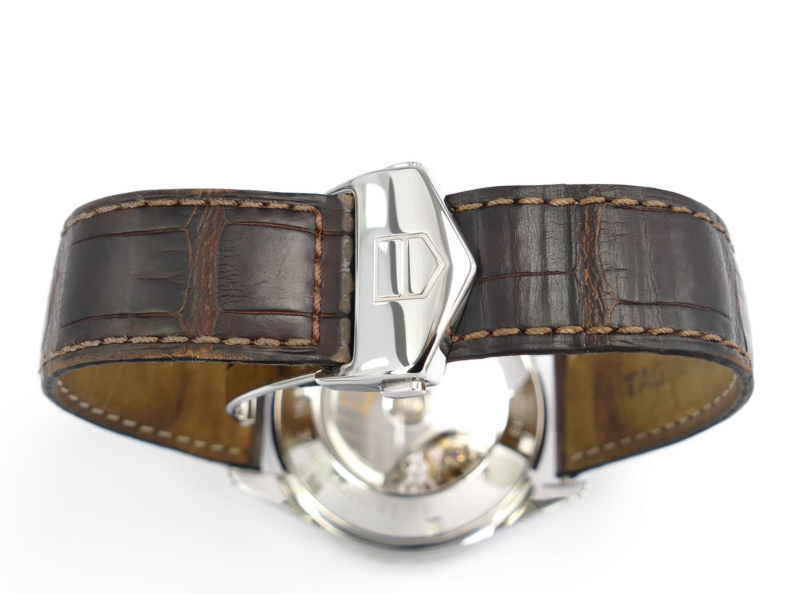 TAG Heuer Carrera CV2013.FC6234 brown crocodile strap