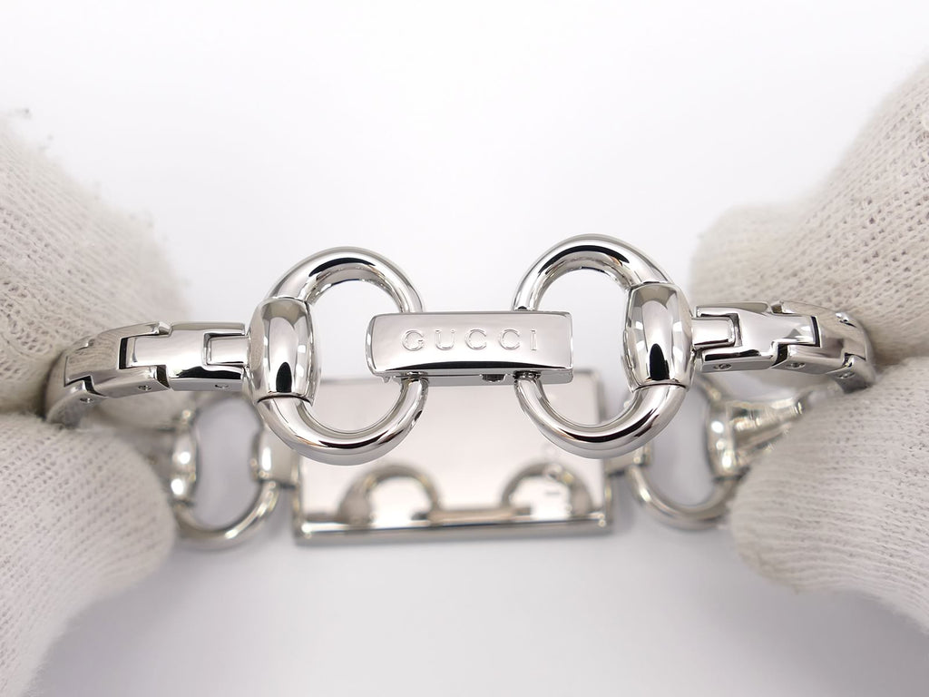 Gucci Tornabuoni stainless steel bangle