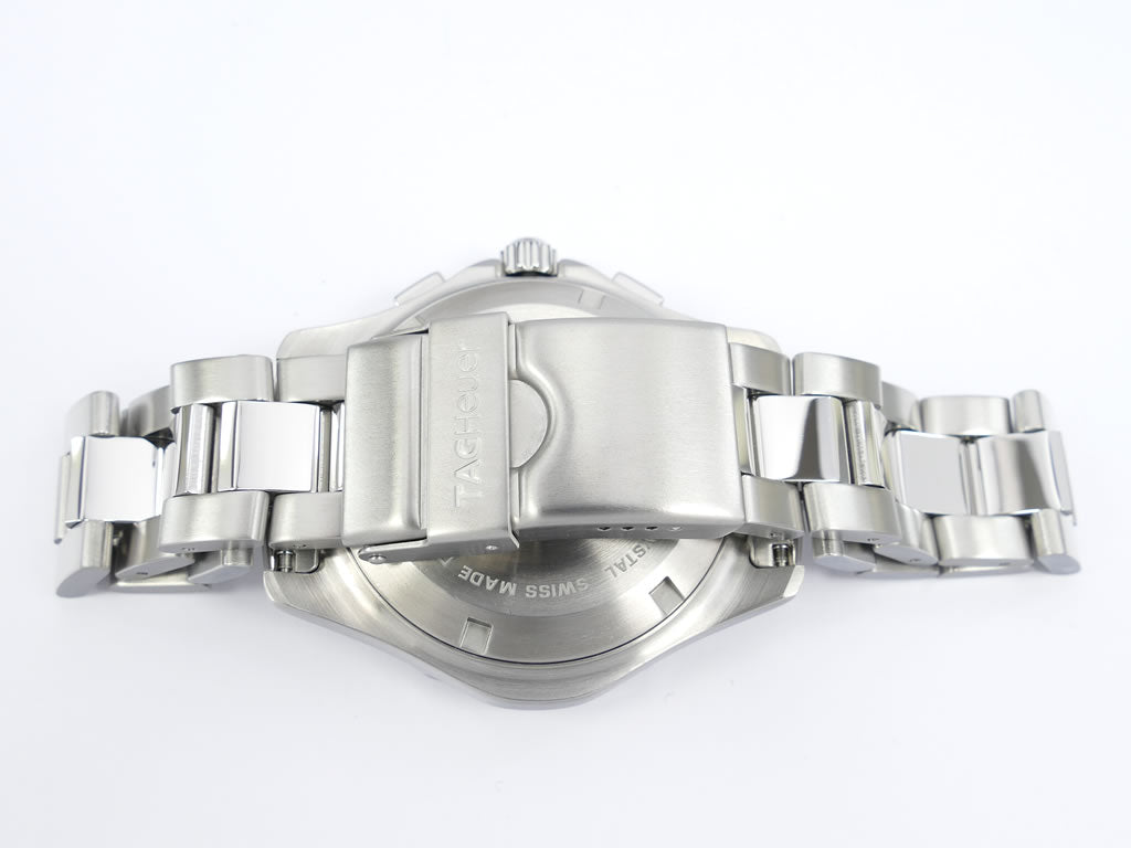 TAG Heuer Aquaracer Calibre S Regatta CAF7111.BA0803 stainless steel clasp