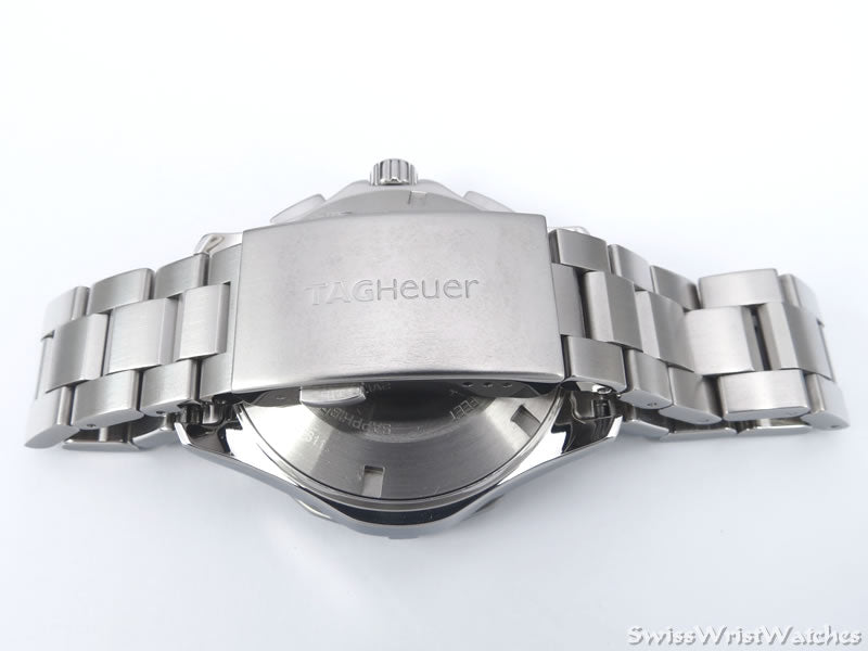 TAG Heuer Aquaracer Chronograph CAP2110.BA0833 clasp and bracelet