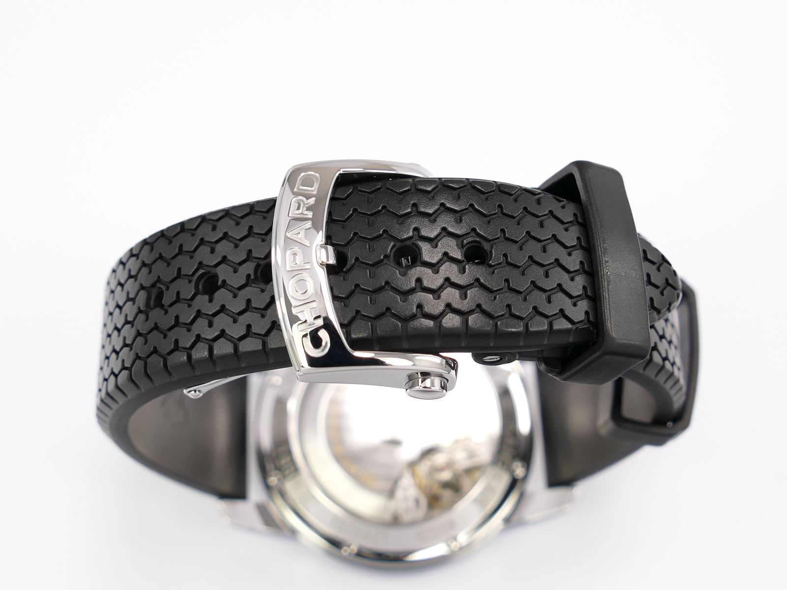 Chopard Mille Miglia 8992 rubber tyre pattern strap