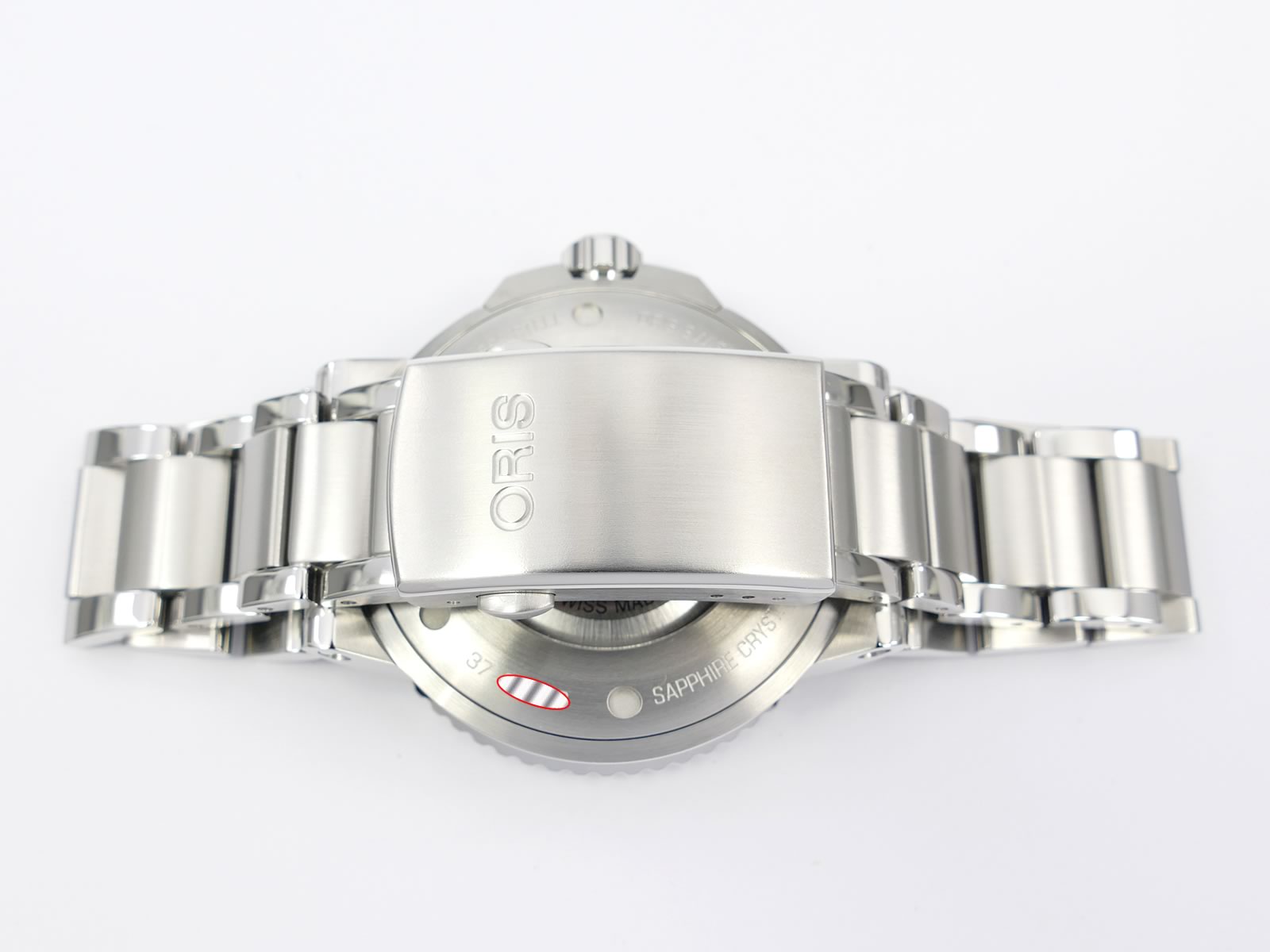 Oris Aquis  01 733 7730 4157-07 8 24 05PEB stainless steel bracelet