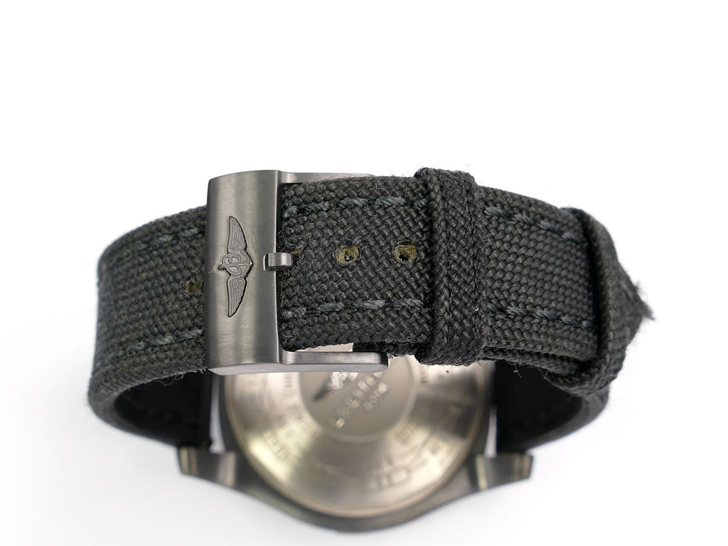Breitling Avenger Blackbird V17310 black canvas strap