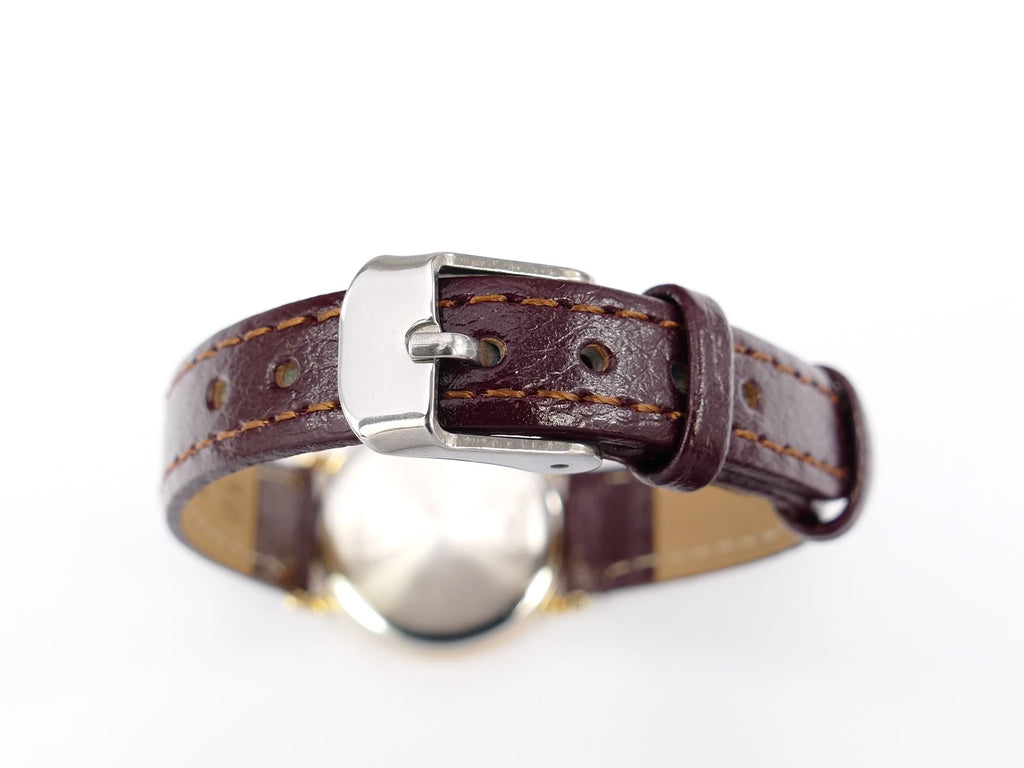 Longines Presence brown leather strap