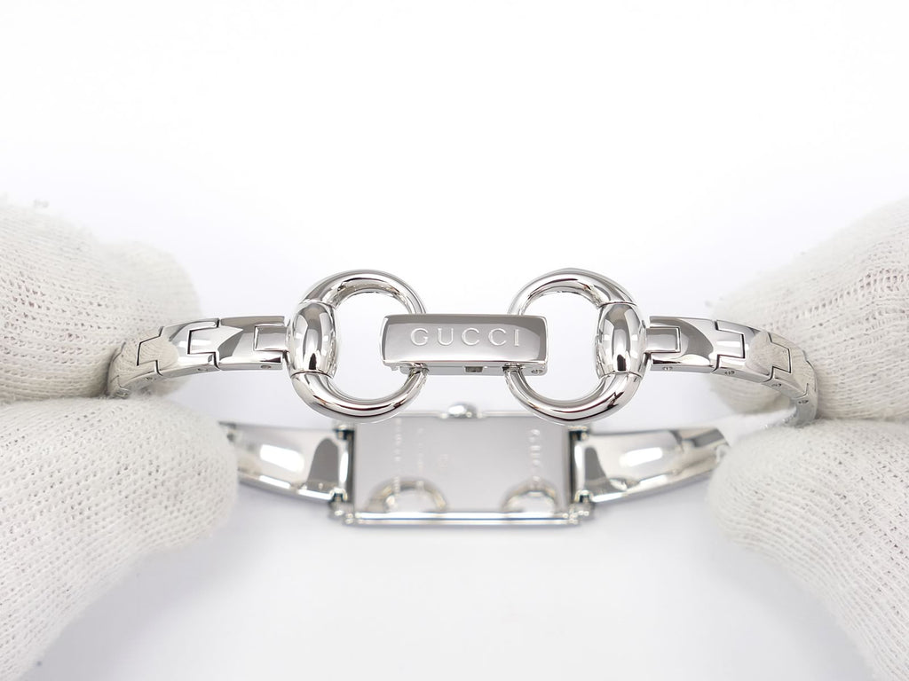Gucci G-Line YA109523 Stainless Steel Bangle clip