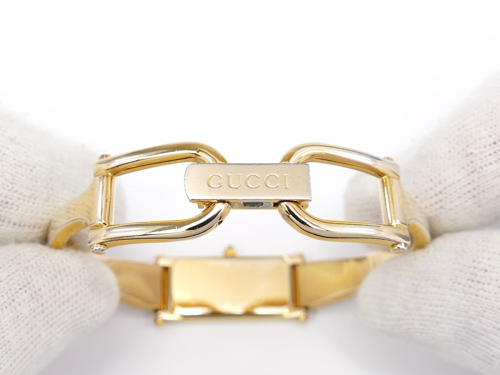 Gucci 1500L 18k Gold Plated Bangle clip