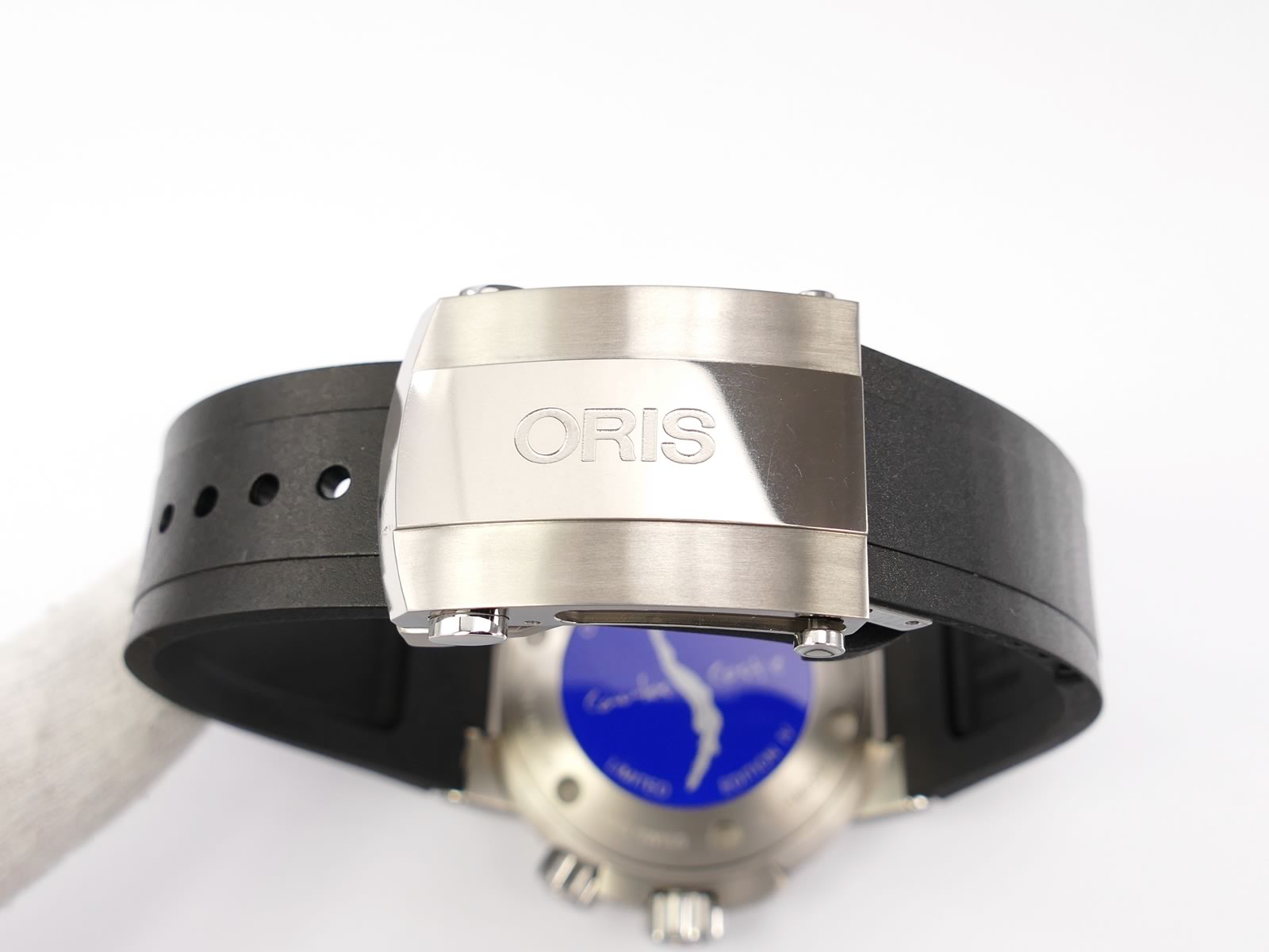 Oris Aquis Carlos Coste IV 01 743 7709 7184-Set RS Rubber strap