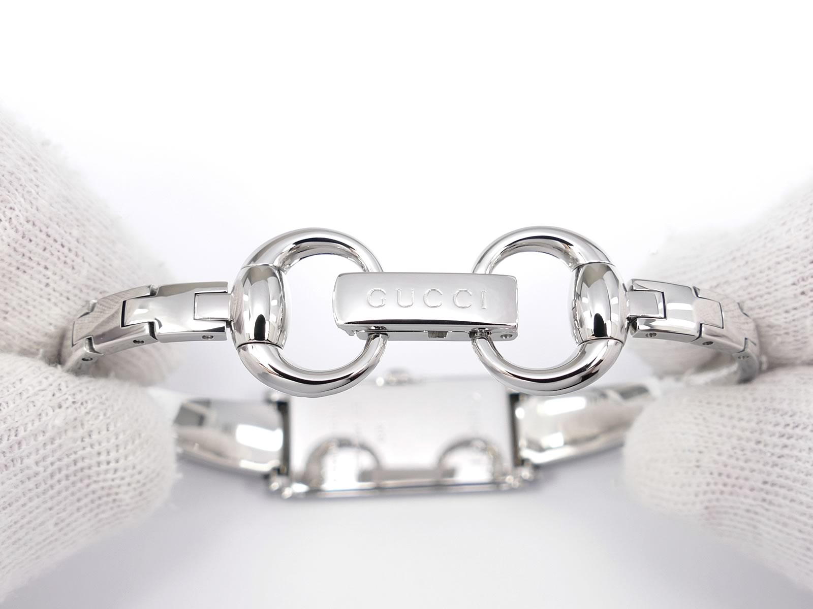 Gucci G-Line YA109519 Stainless Steel Bangle