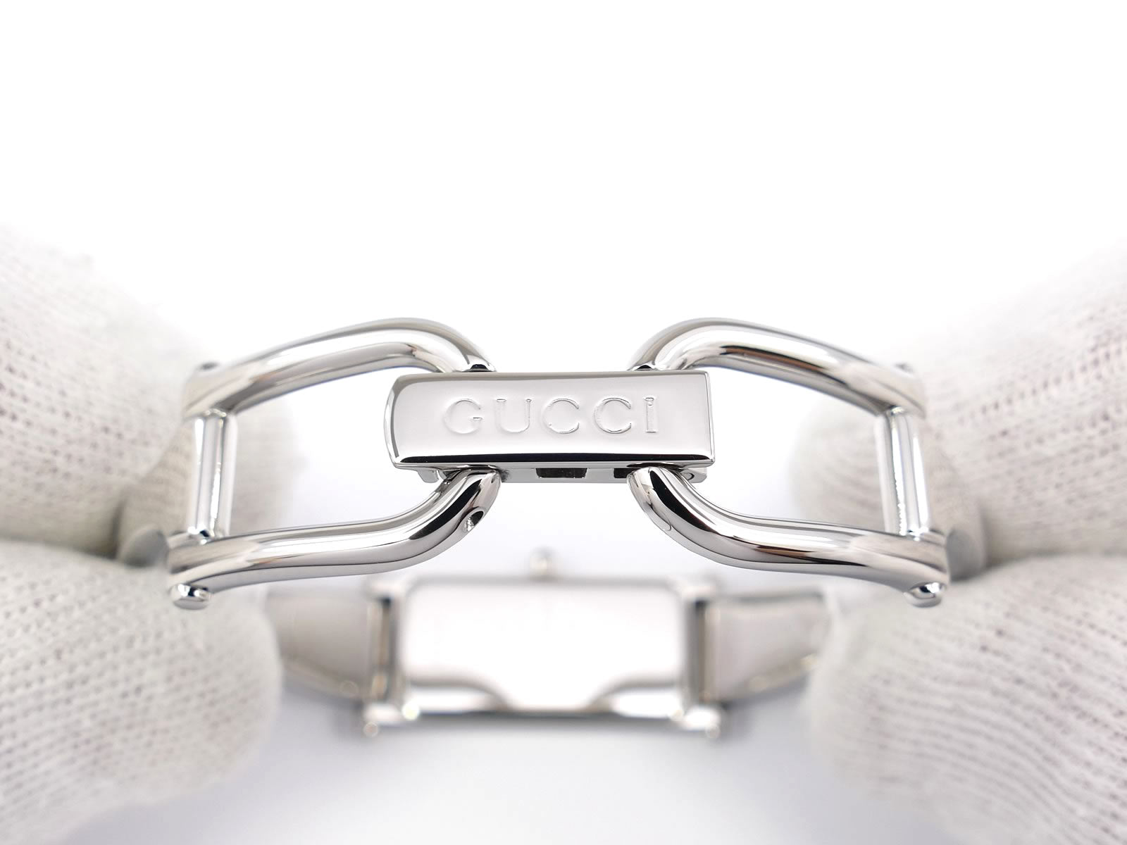 Gucci 1500L Small Stainless Steel Bangle