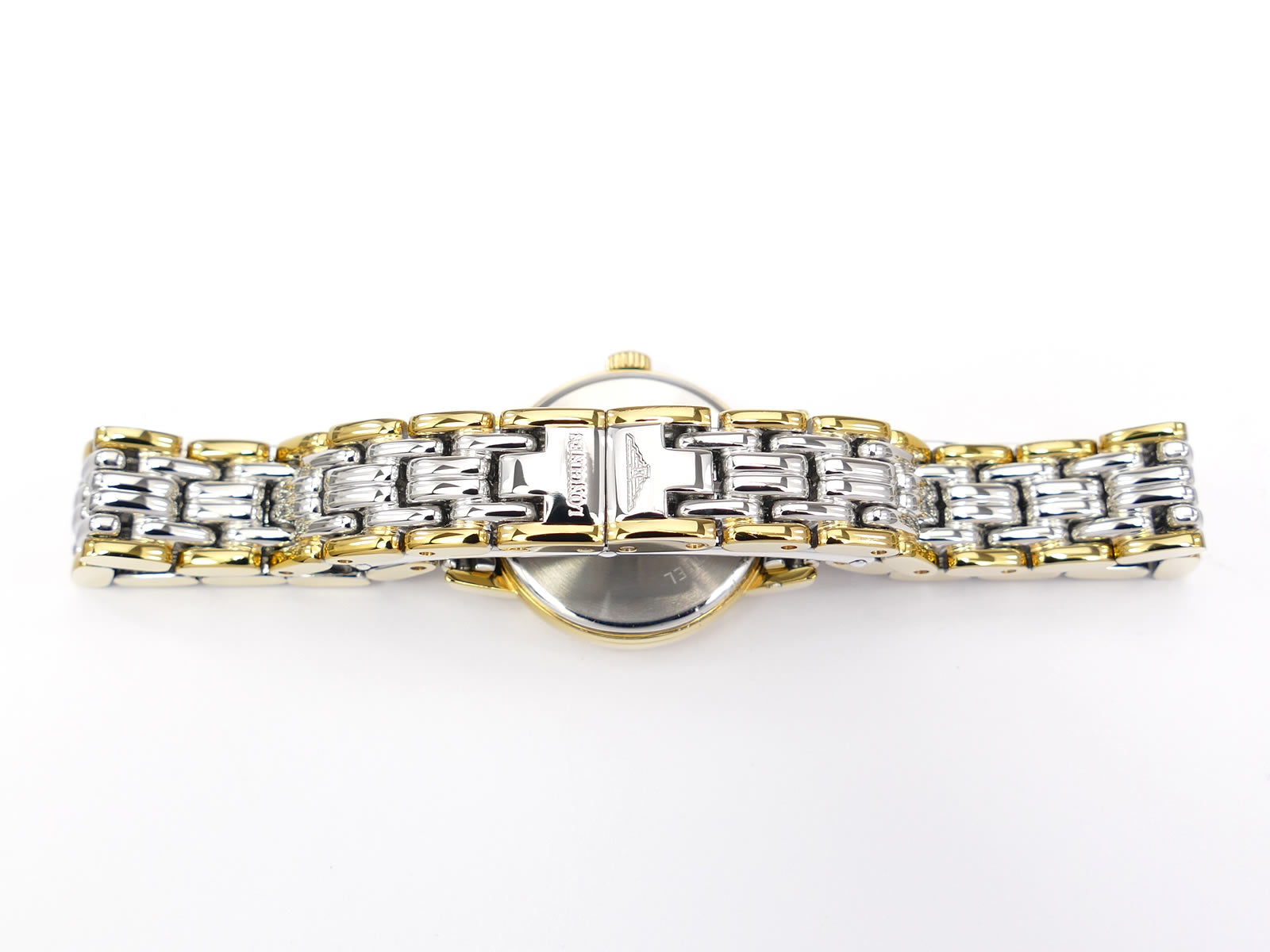 Longines Présence L4.219.2 stainless steel and 18k Yellow Gold PVD bracelet