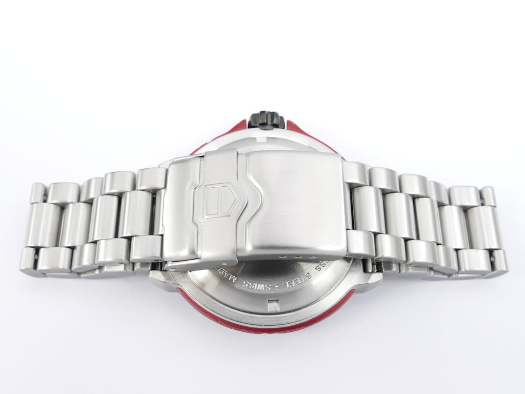 TAG Heuer Formula 1 WAC1113.BA0850 Arabic Red Dial F1 Quartz 41 mm Date