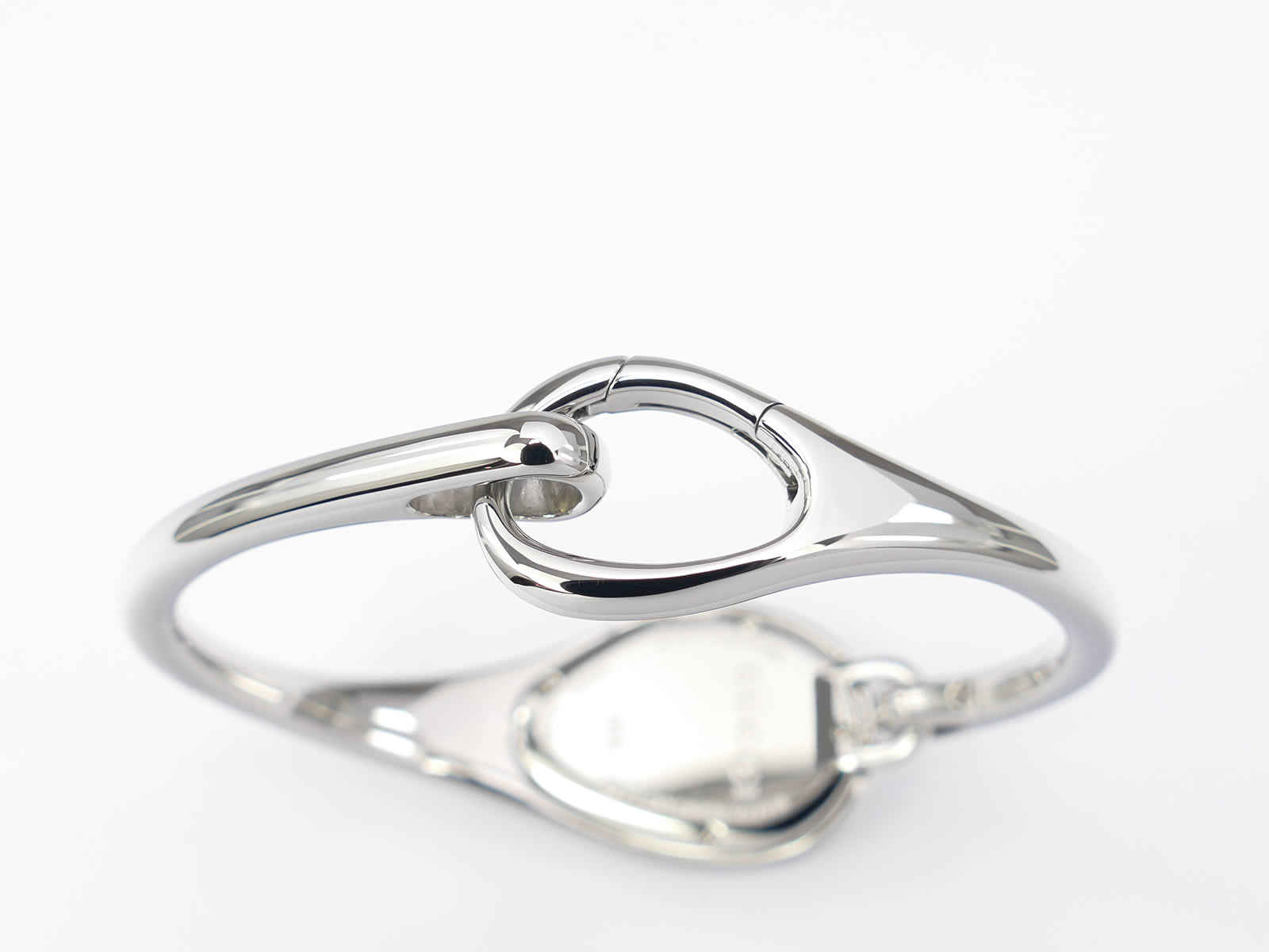Gucci Horsebit 103 Stainless Steel Bangle lobster clasp