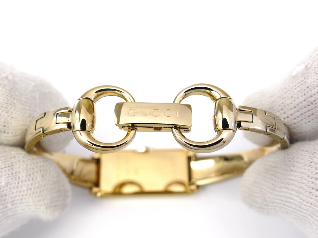 Gucci G-Line 109 18k Yellow Gold Bangle