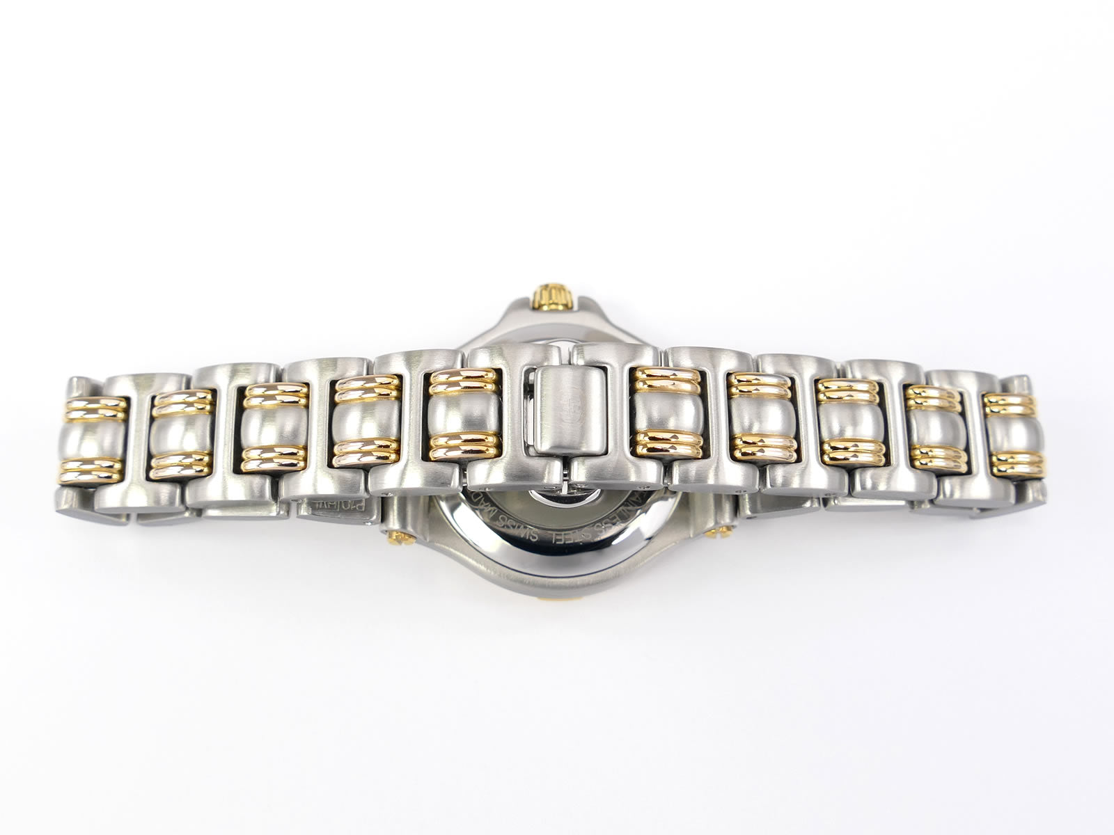 Gucci 9040L Stainless Steel & 18k Gold Plated Bracelet